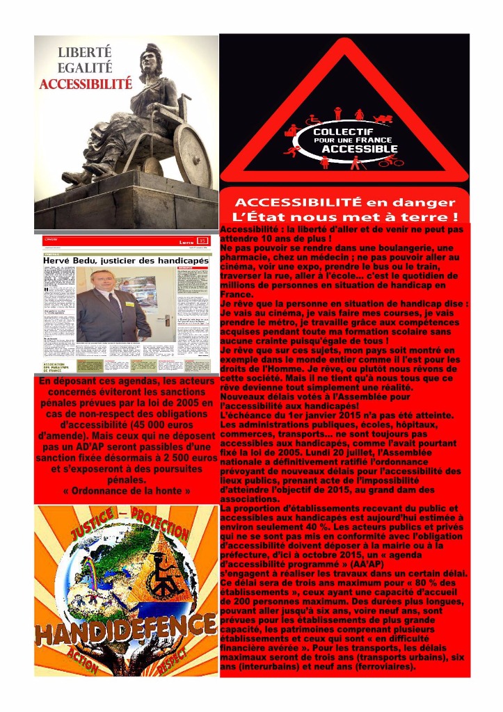 ACCESSIBILITE (ERP,MAISON IDIVIDUEL,BATIMENTS PRIVES, COMMERCES, ENTREPRISES,ECT...)