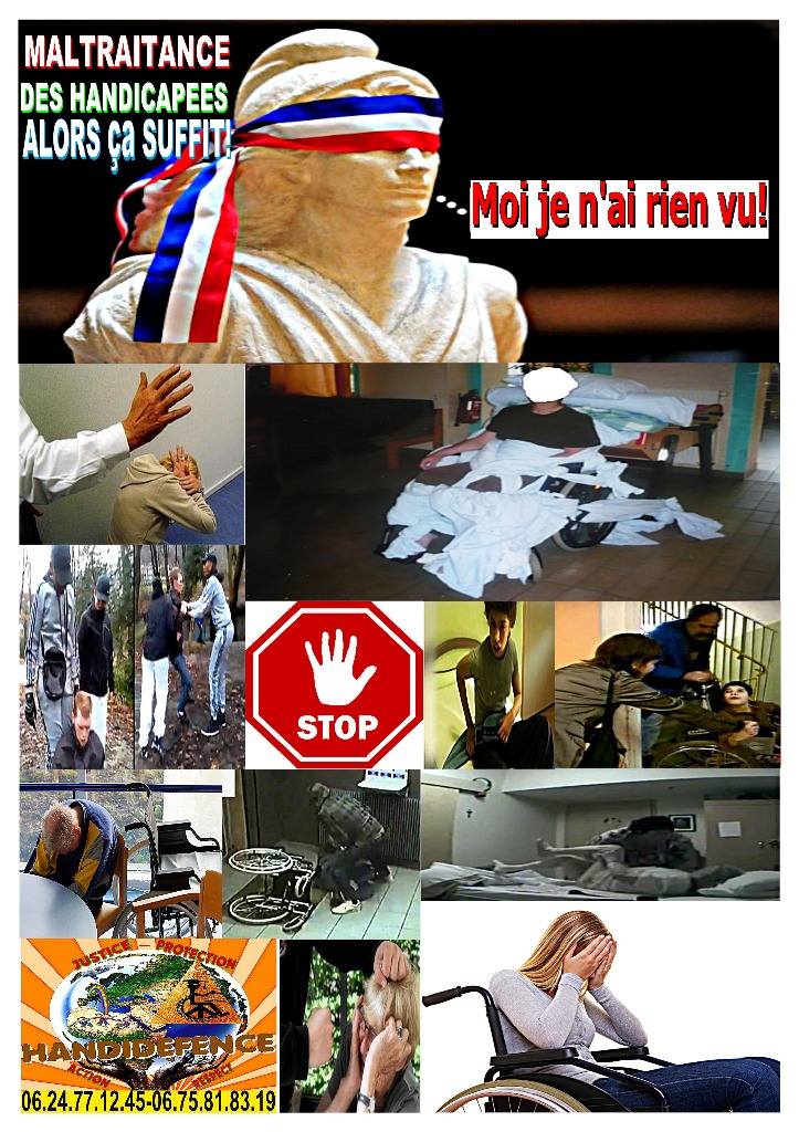 LUTTONS CONTRE LA MALTRAITANCE DES HANDICAPEES!